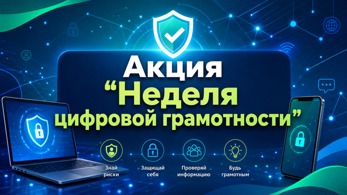 Неделя цифровой грамотности: учимся безопасно жить в интернете