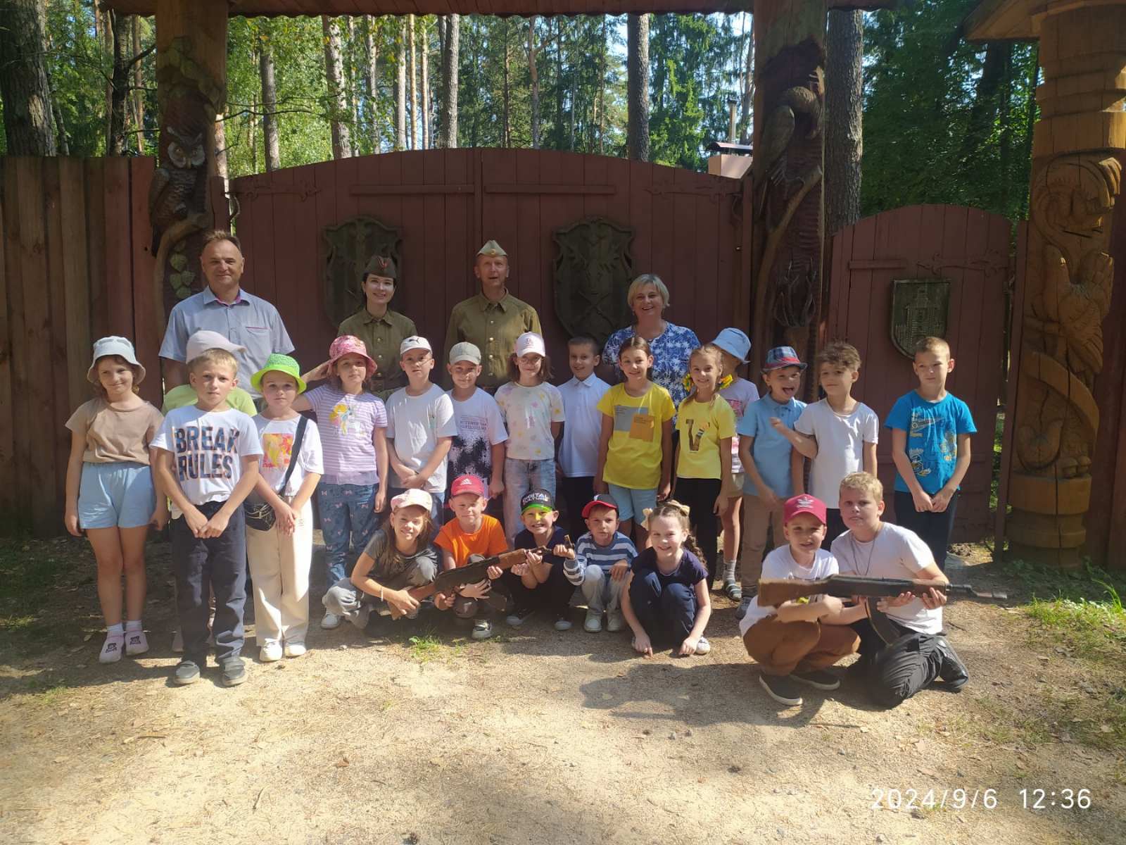 "На привале" в Вензовецком лесничестве