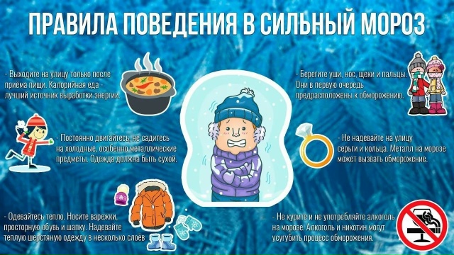 Правила поведения в морозную погоду: как защитить себя и детей